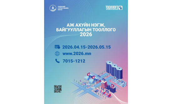 Аж ахуйн нэгж, байгууллагын тооллого 2026
